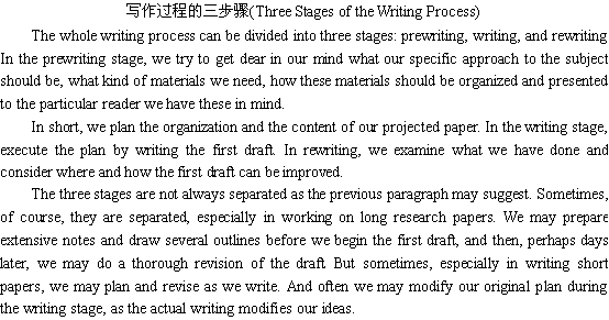 关于写作的几个步骤
